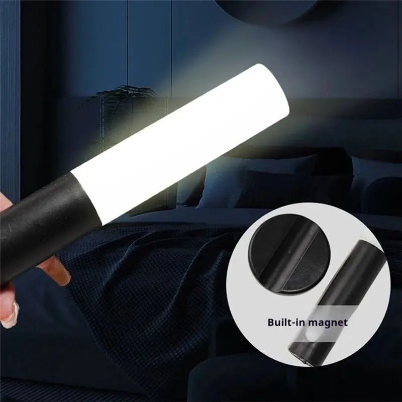 Applique Murale LED pour Couloir Rechargeable, Veilleuse Intelligente à Induction Corporelle, Applique Murale de Toilettes à Induction Domestique Blanche-AT30