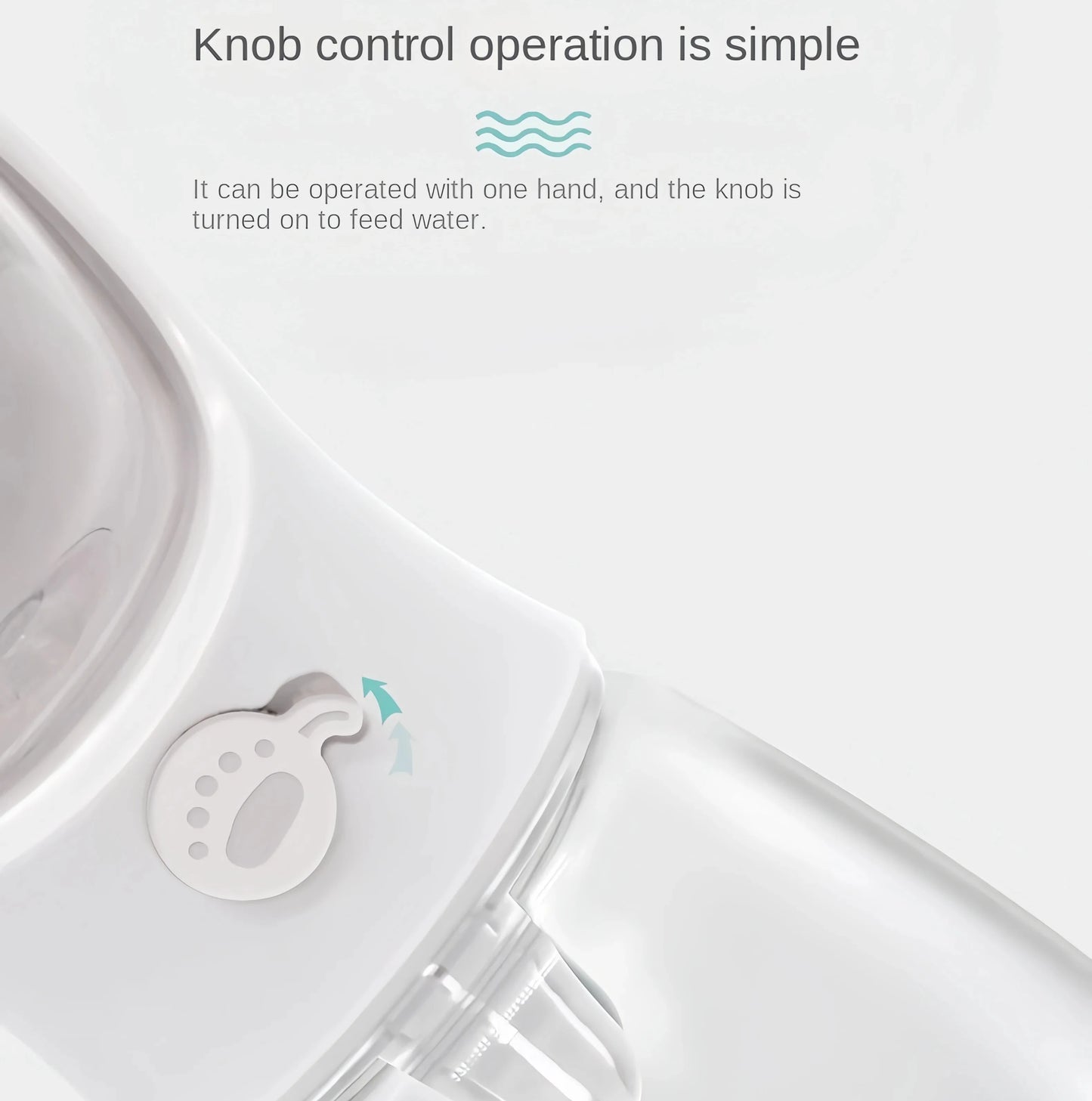 2 In1 Dog Cat Water Bottle with Storage Food and Water